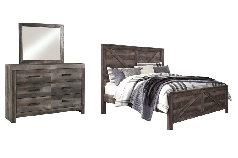 Wynnlow Crossbuck Panel Bed Bedroom Set