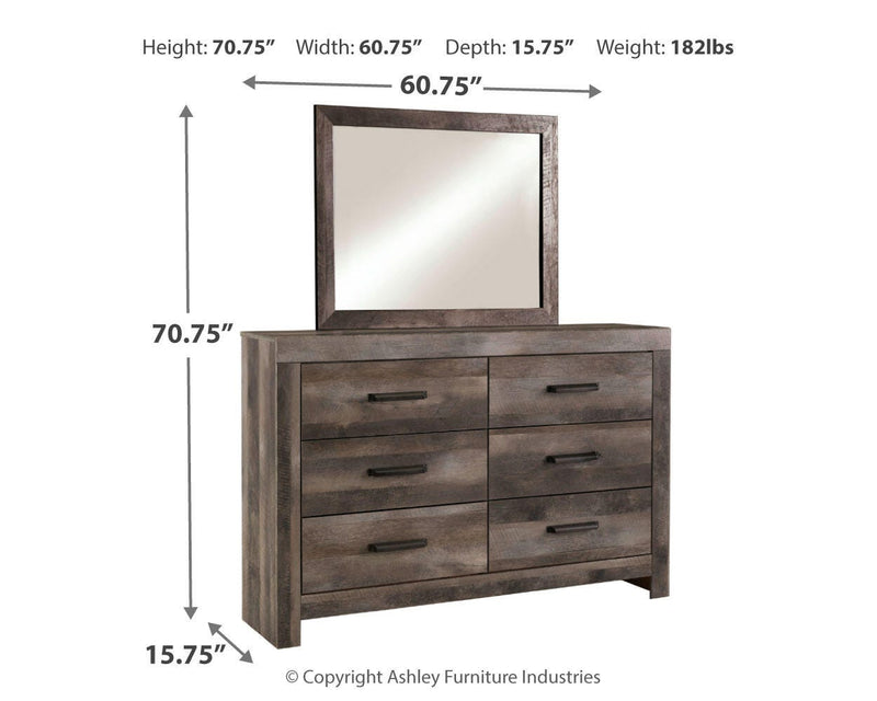 Juego de dormitorio con cama de cuatro postes Wynnlow