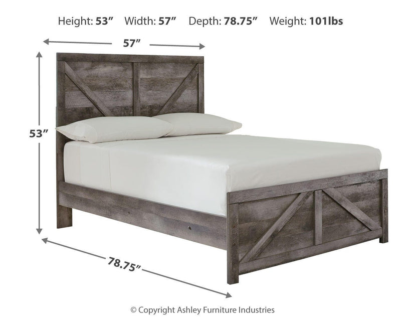 Wynnlow Crossbuck Panel Bed