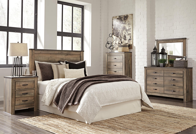 Trinell Panel Headboard Bed Bedroom Set