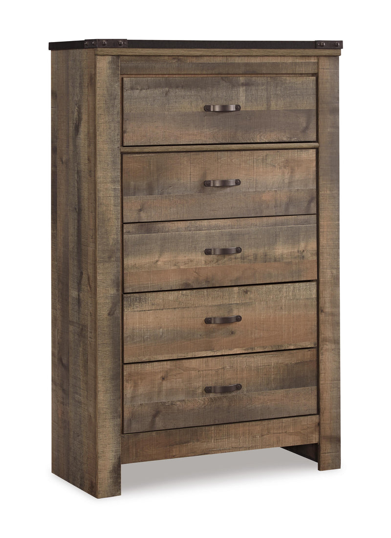 Trinell Panel Headboard Bed Bedroom Set