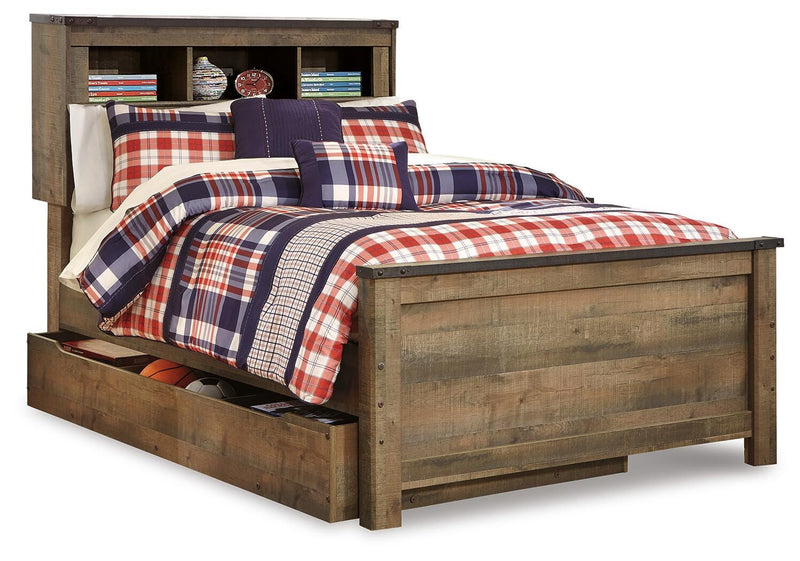 Trinell Bookcase Bed with Storage