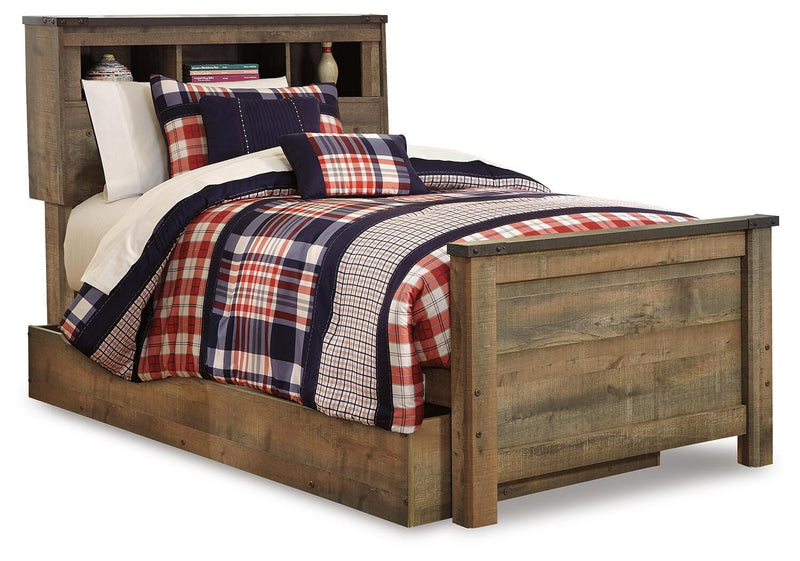 Trinell Bookcase Bed with 1 Large Storage Drawer
