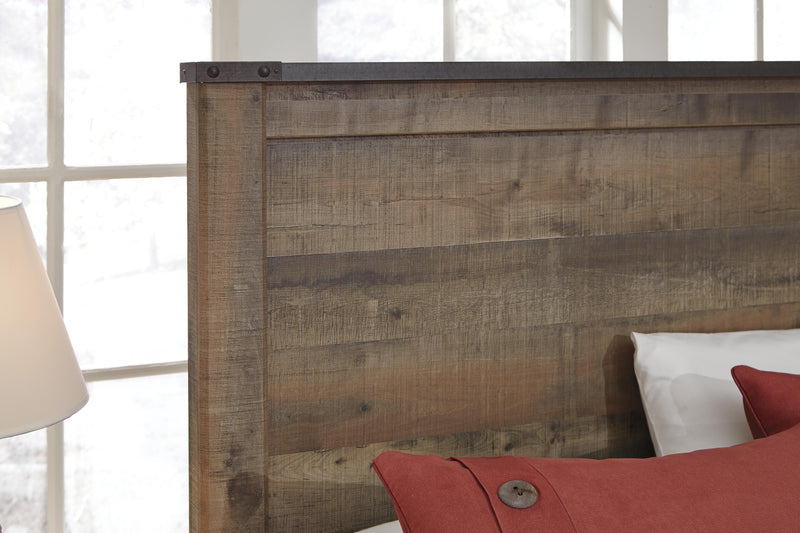 Trinell Panel Bed with 2 Storage Drawers