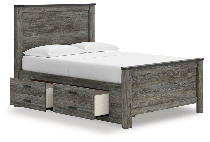 Frandern Panel Bed with Storage