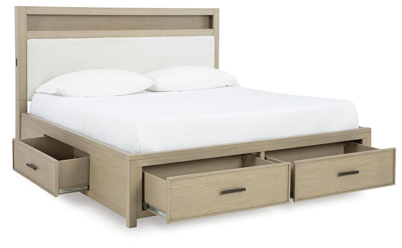 Cama con estantería Calmoro