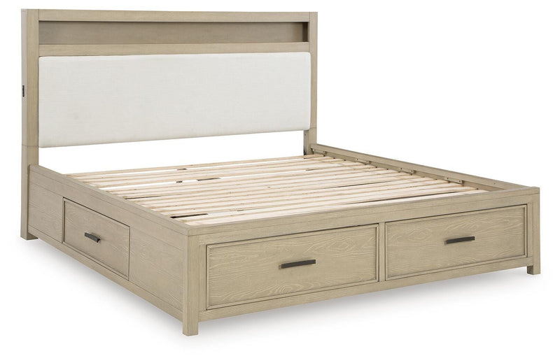 Cama con estantería Calmoro