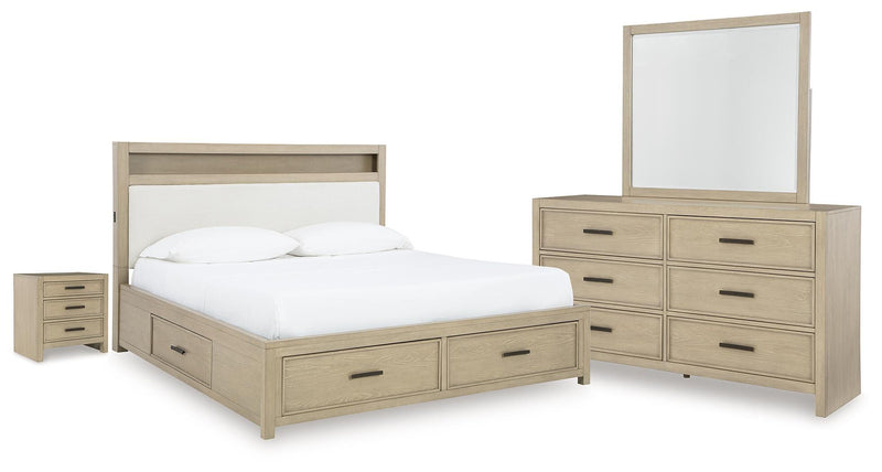Calmoro Bookcase Bed Bedroom Set