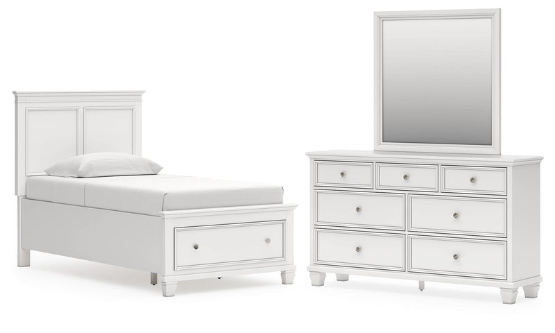 Fortman Panel Storage Bed Bedroom Set