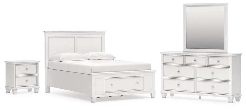 Fortman Panel Storage Bed Bedroom Set