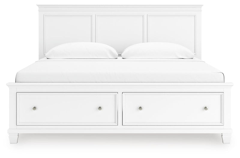 Fortman Panel Storage Bed Bedroom Set