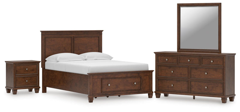 Juego de dormitorio con cama panel Danabrin
