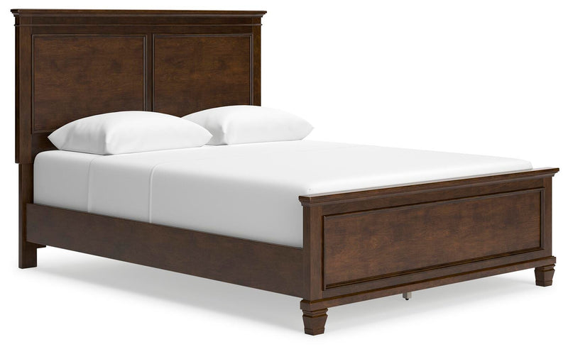 Juego de dormitorio de cama con paneles Danabrin