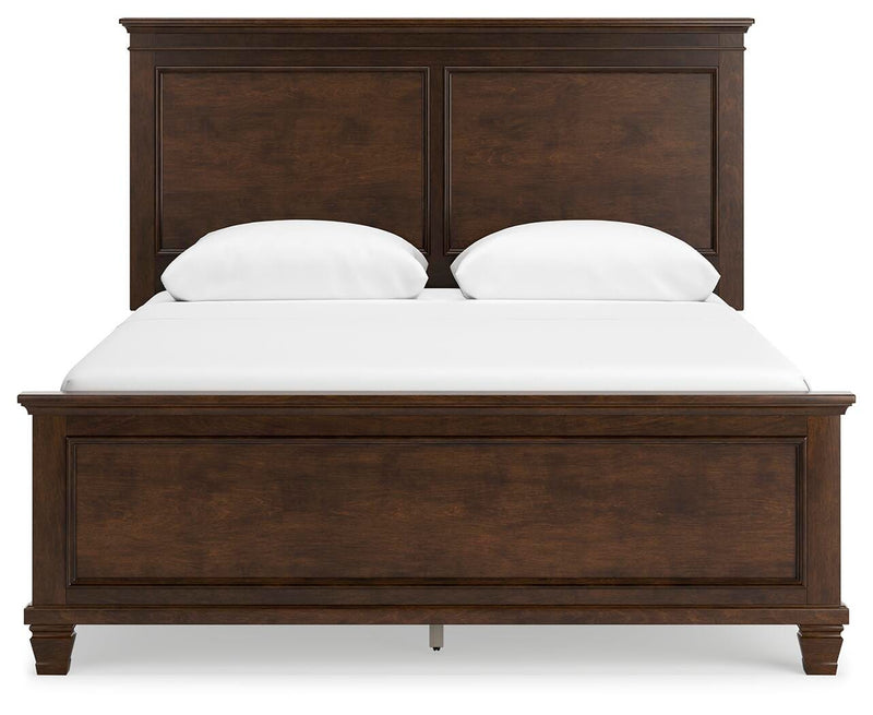 Juego de dormitorio de cama con paneles Danabrin