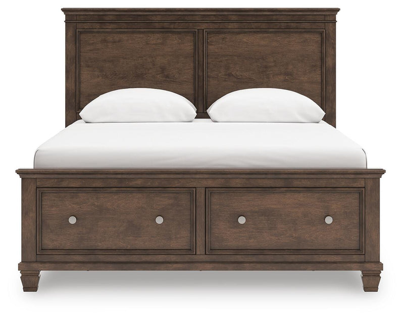 Juego de dormitorio con cama panel Danabrin