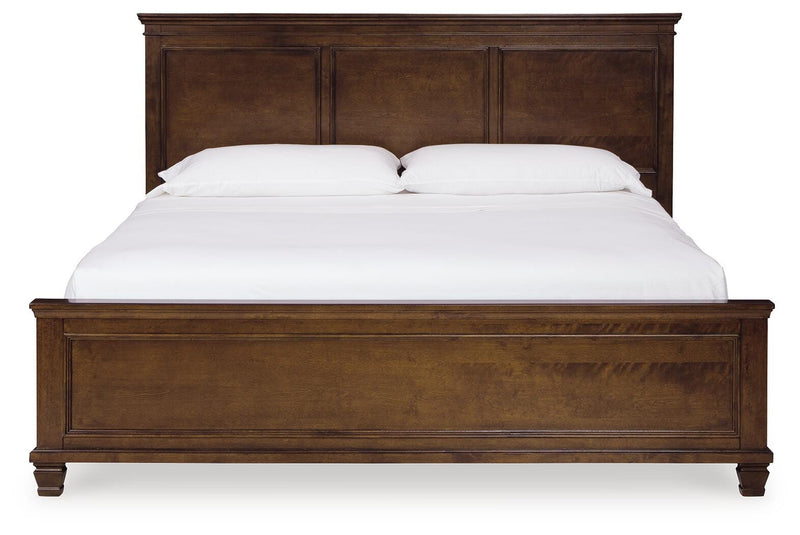 Juego de dormitorio de cama con paneles Danabrin