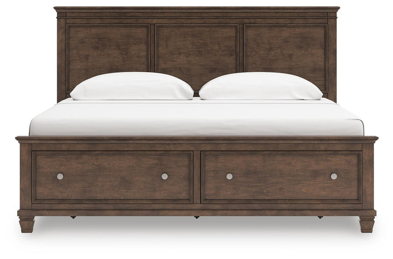Juego de dormitorio con cama panel Danabrin