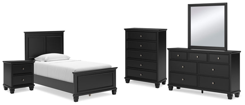 Lanolee Panel Bed Bedroom Set