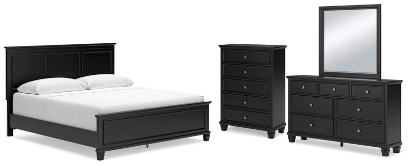 Lanolee Panel Bed Bedroom Set