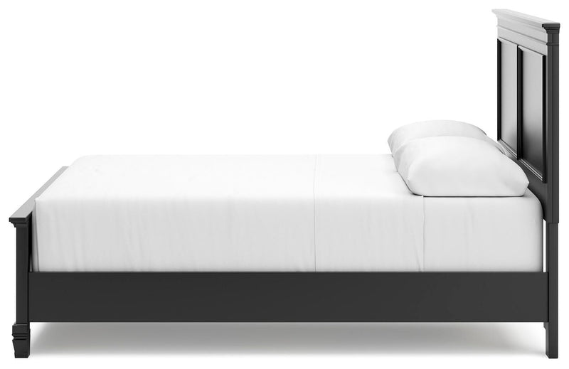 Cama con paneles Lanolee