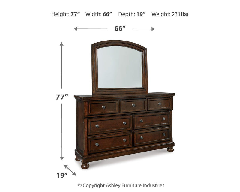 Juego de dormitorio Porter Panel Bed