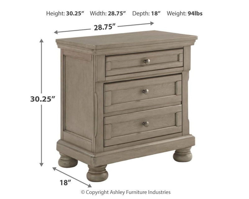 Lettner Sleigh Bed Bedroom Set