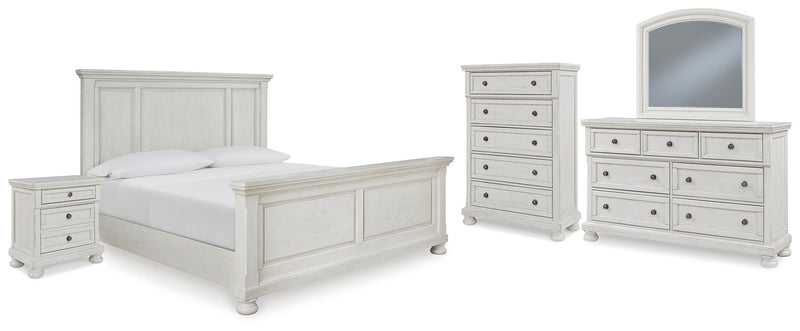 Robbinsdale Panel Bed Bedroom Set