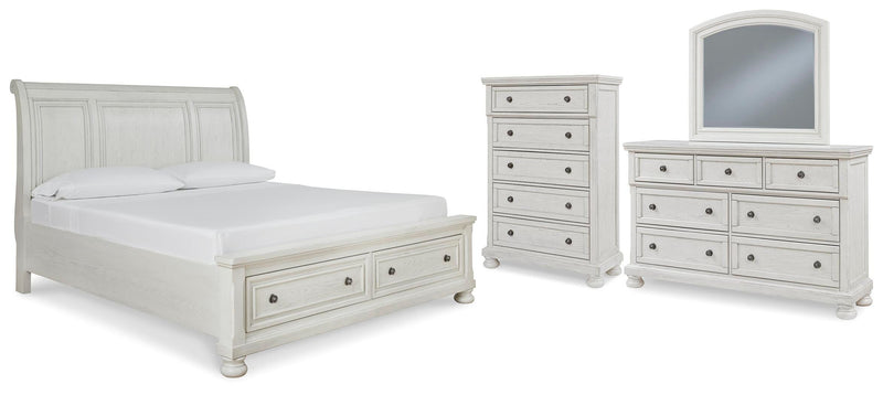 Robbinsdale Sleigh Bed Bedroom Set