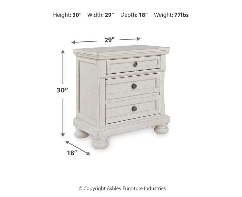 Robbinsdale Two Drawer Night Stand