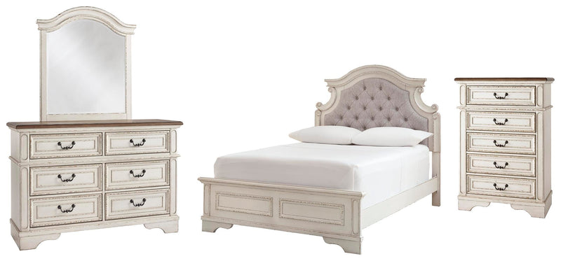 Realyn Panel Bed Bedroom Set