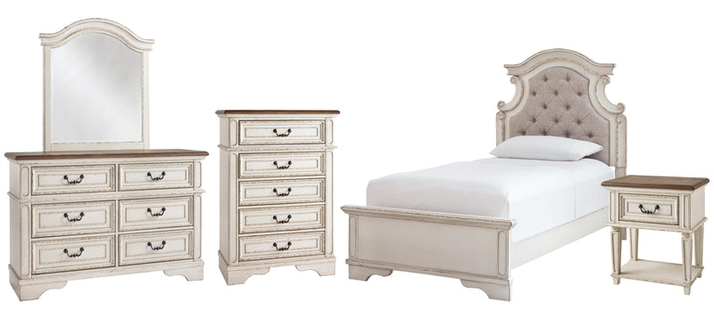 Realyn Panel Bed Bedroom Set