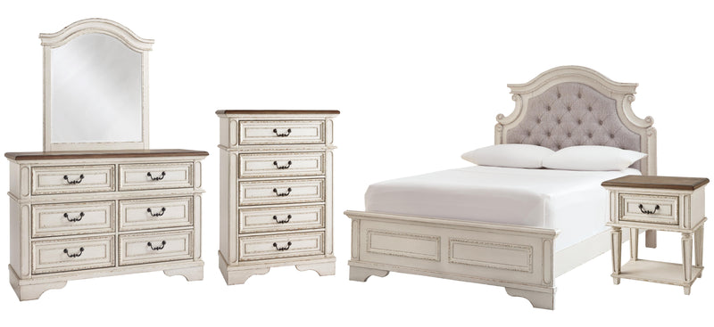 Realyn Panel Bed Bedroom Set