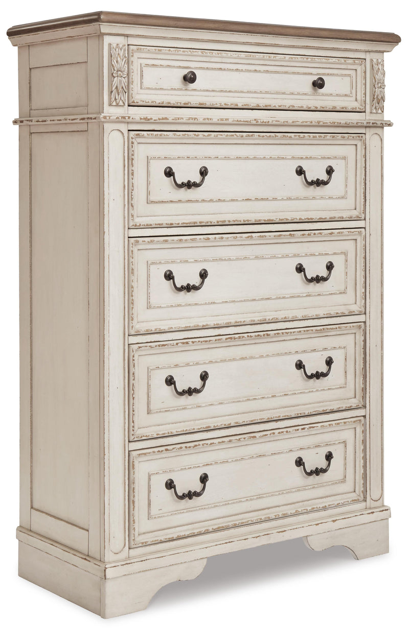 Realyn Upholstered Panel Bed Bedroom Set