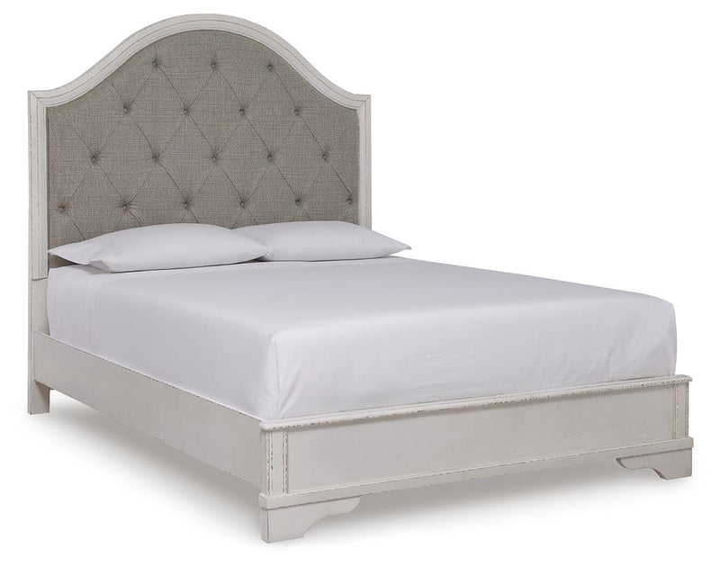 Cama tapizada con paneles Blendon