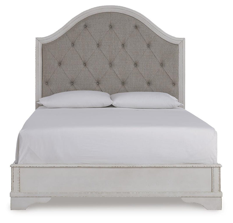 Cama tapizada con paneles Blendon