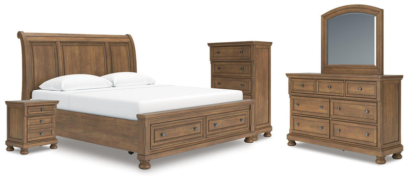 Feddinger Storage Sleigh Bed Bedroom Set