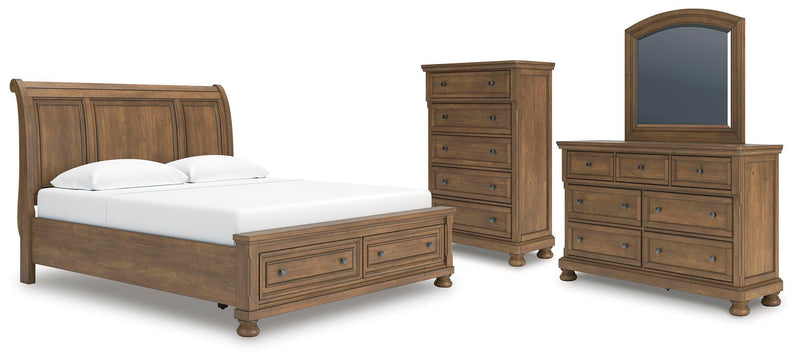 Feddinger Storage Sleigh Bed Bedroom Set