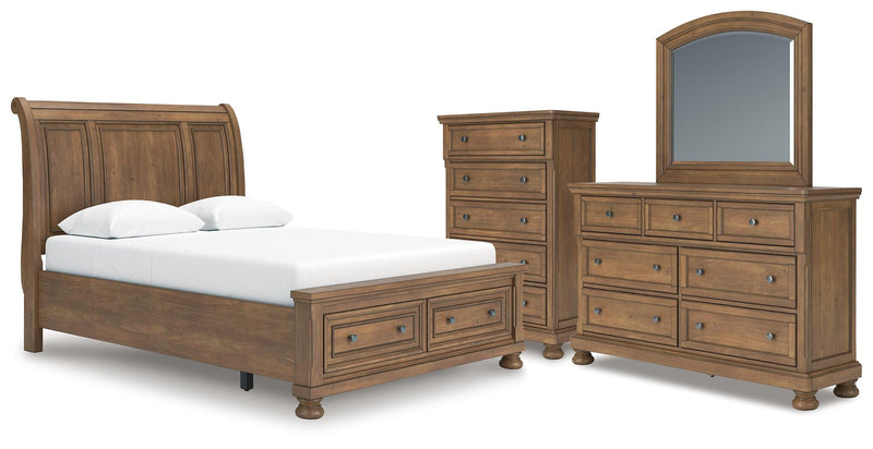 Feddinger Storage Sleigh Bed Bedroom Set
