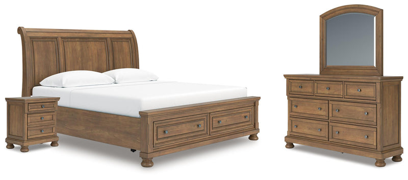 Feddinger Storage Sleigh Bed Bedroom Set