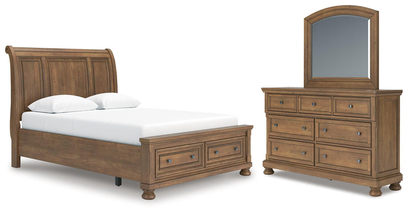 Feddinger Storage Sleigh Bed Bedroom Set