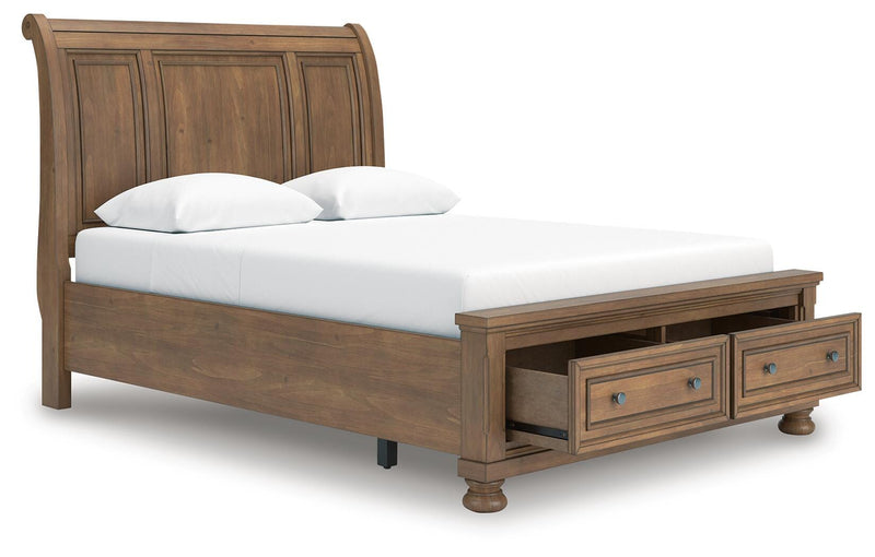 Vandenmore Storage Sleigh Bed