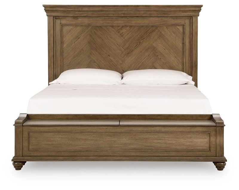 Cama de almacenamiento Waynely Panel