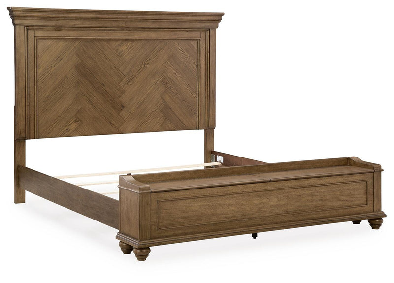 Cama de almacenamiento Waynely Panel