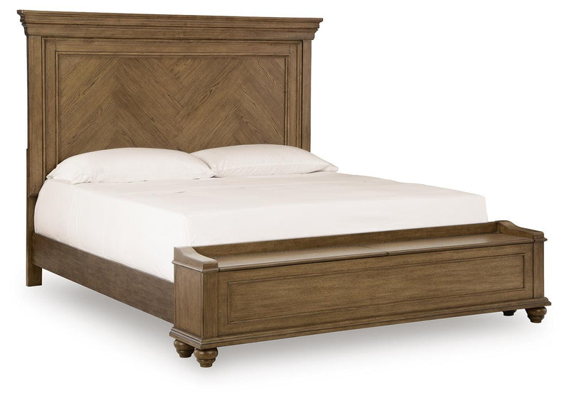 Cama de almacenamiento Waynely Panel