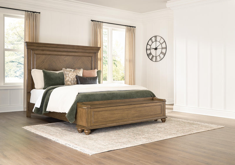 Cama de almacenamiento Waynely Panel