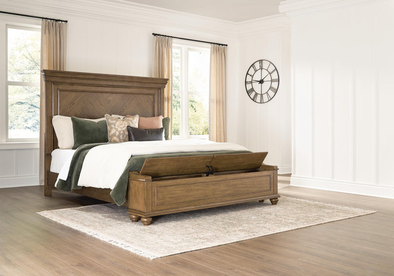 Cama de almacenamiento Waynely Panel