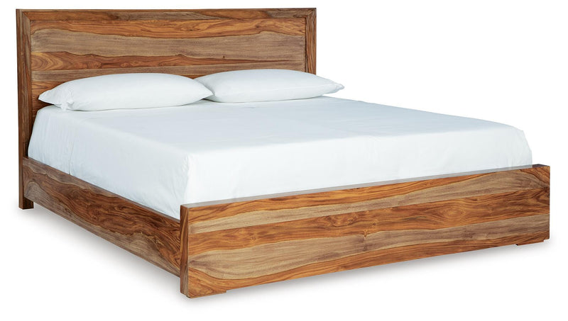 Juego de dormitorio con cama panel Dressonni