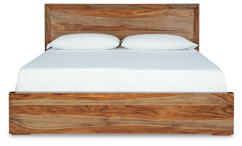 Juego de dormitorio con cama panel Dressonni