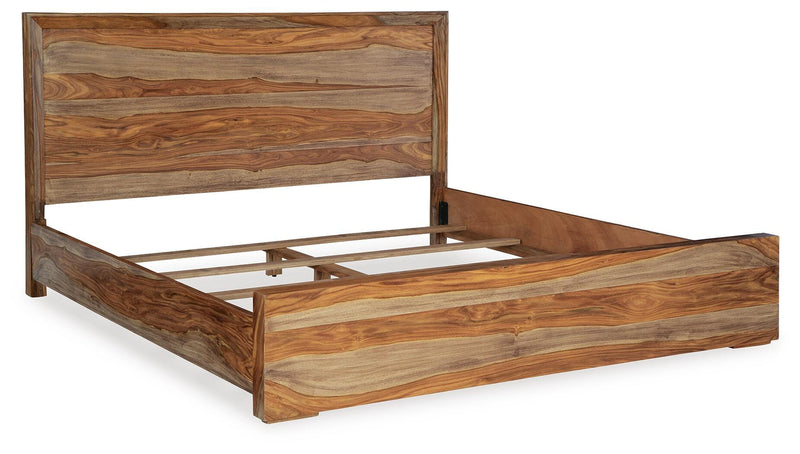 Juego de dormitorio con cama panel Dressonni