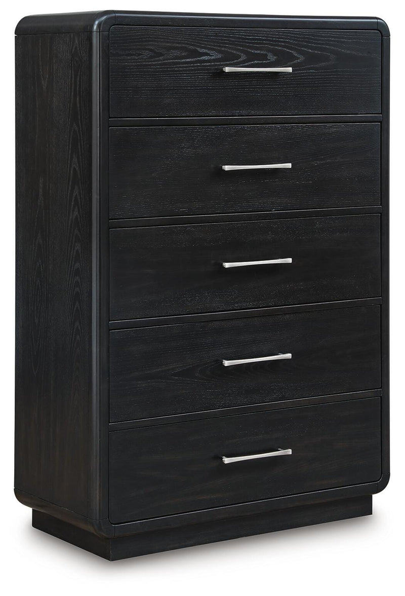 Juego de dormitorio con cama tapizada Rowanbeck